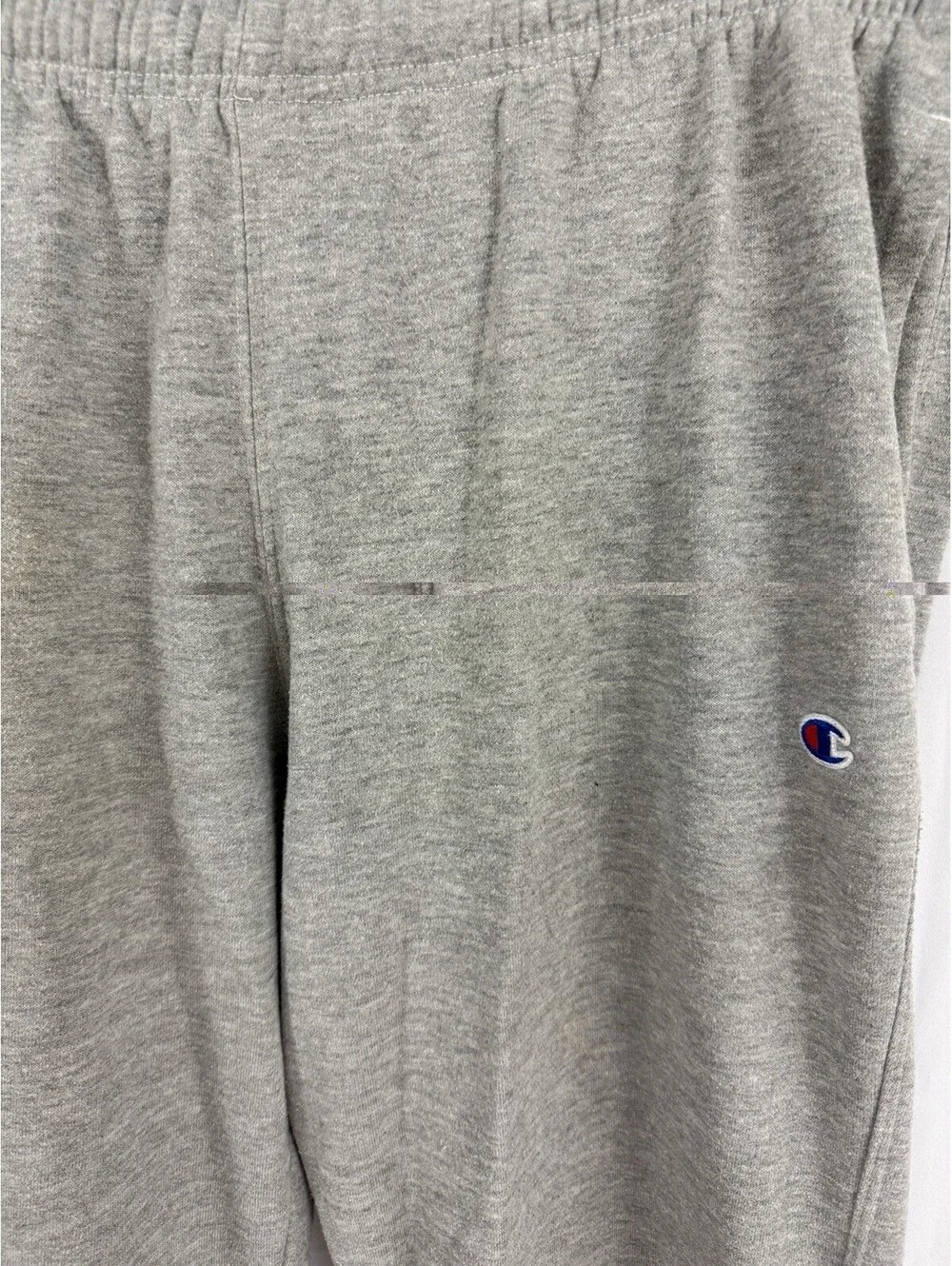 Champion Jogger Sweatpants Men’s Gray Cotton Poly Size L FREE SHIPPING